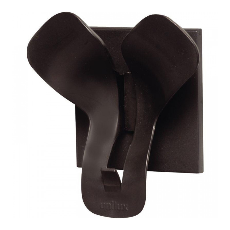 PATÈRE MAGNÉTIQUE  H 13,5 X L 9,6 X P 4,5 CM NOIR