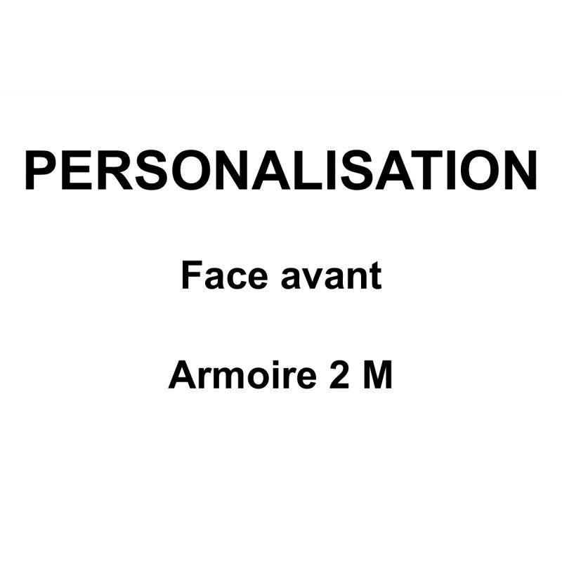 PERSONNALISATION FACE AVANT ARMOIRE BASSE 2M