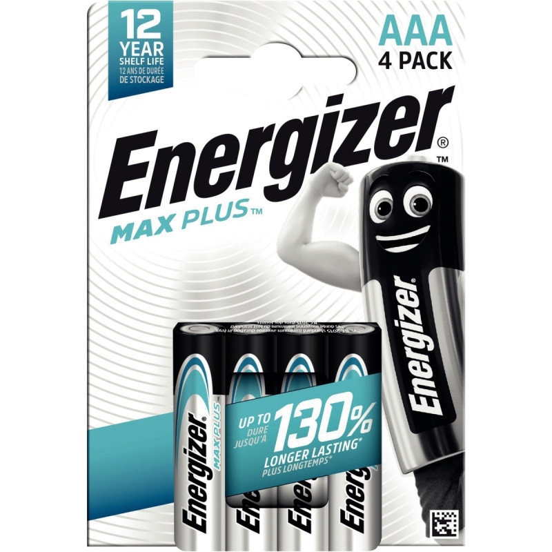 PILE LR03 AAA 1.5V LR03 PQT4 ALCALINE OPTIMUM ENERGIZER MAW PLUS