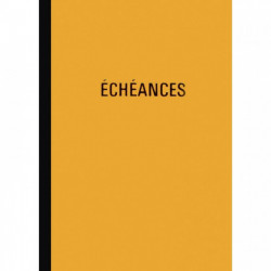 PIQÛRE ÉCHÉANCIER DE 100 PAGES FORMAT 21 X 29,7 CM