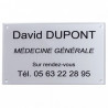 PLAQUE PLEXI ADHESIF DOUBLE FACE OU A VISSER 40 CM2