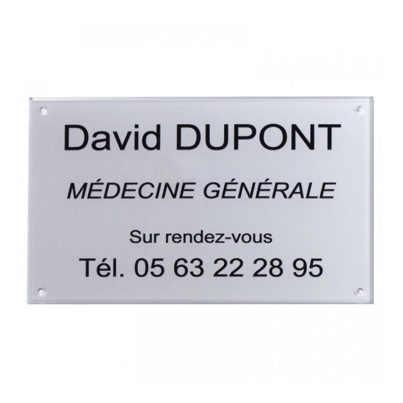 PLAQUE PLEXI À VISSER 1000 CM2