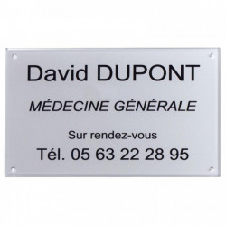 PLAQUE PLEXI À VISSER 100 CM2