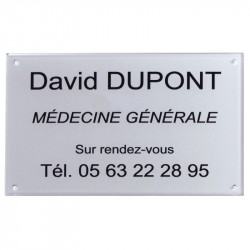 PLAQUE PLEXI À VISSER 300 CM2