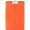 PLAQUE PORTE BLOC EN PLASTIQUE A4+ ORANGE