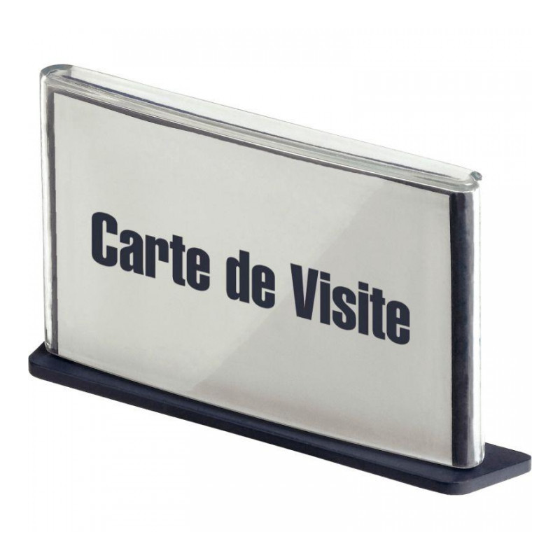 PLAQUE SIGNALÉTIQUE 11.5X6.5CM  3 EN 1 A POSER/A ACCROCHER AU MUR  100% RECYCLABLE PAPERRFLOW