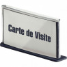 PLAQUE SIGNALÉTIQUE 11.5X6.5CM  3 EN 1 A POSER/A ACCROCHER AU MUR  100% RECYCLABLE PAPERRFLOW