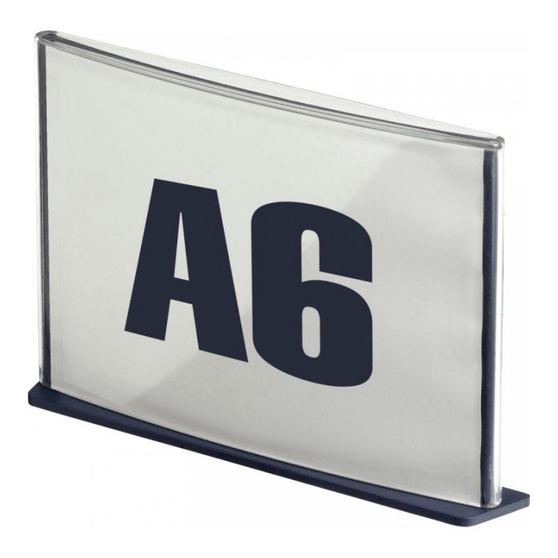 PLAQUE SIGNALÉTIQUE 17X11.5CM A6  3 EN 1 A POSER/A ACCROCHER AU MUR  100% RECYCLABLE PAPERRFLOW