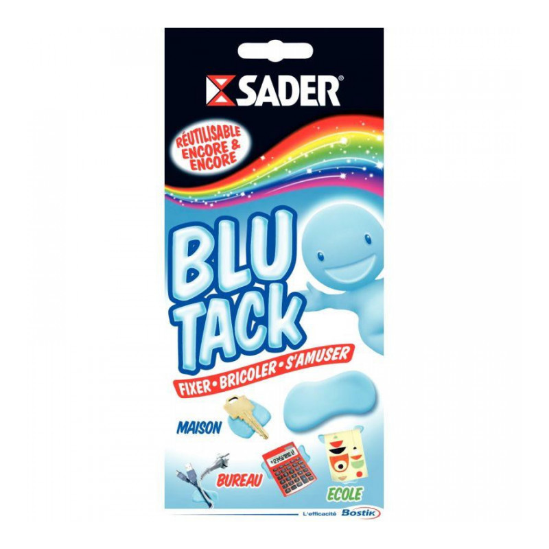 PLAQUETTE DE PÂTE ADHÉSIVE BLU - TACK 100G