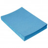 PLAT COUVERTURE GRAIN CUIR A4 BLEU *PQT 100* 250G