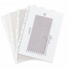 POCHETTES PERFOREES LISSE  A4 7,5/100  PQT 100