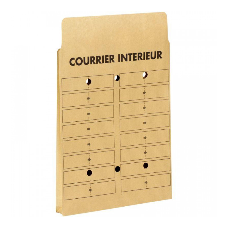 POCHETTES **PQT50* KRAFT COURRIER INTÉRIEUR 3 SOUFFLETS 260X330 120G/M²