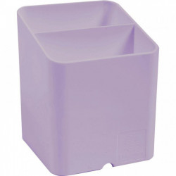 POT A CRAYON CUBE MAUVE PASTEL