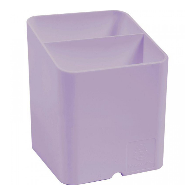 POT A CRAYON CUBE MAUVE PASTEL