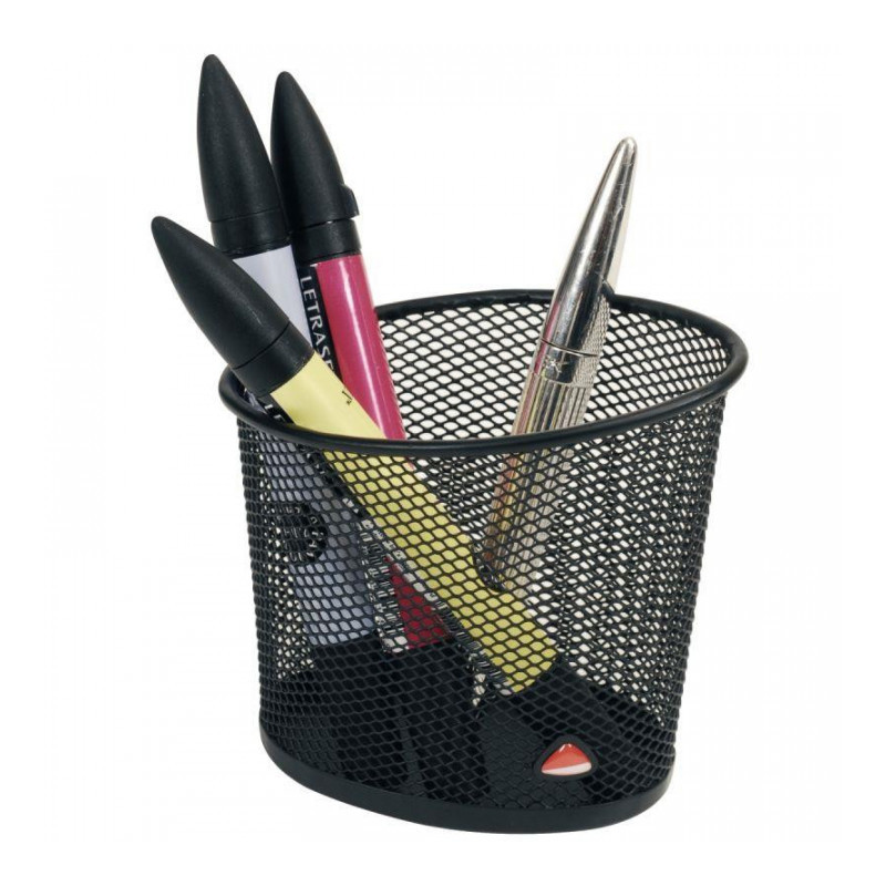 POT NOIR A CRAYONS METAL MESH ALBA MESHCUP N