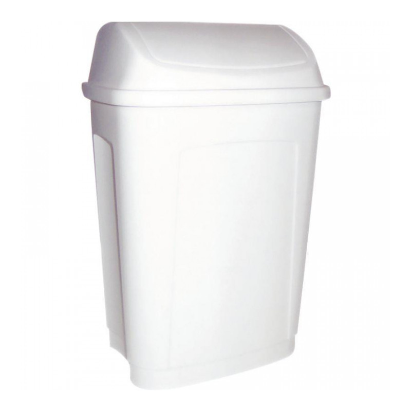 POUBELLE PLASTIQUE COUVERCLE BASCULANT 10 LITRES