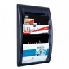 PRESENTOIR QUICK FIT MURAL 24x32 4 CASES COLORIS NOIR 4060.01