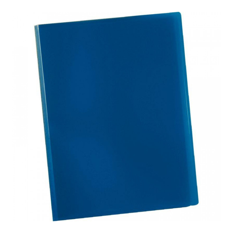 PROTÈGE DOCUMENTS BLEU 20 VUES COUVERTURE SOUPLE EN POLYPROPYLÈNE