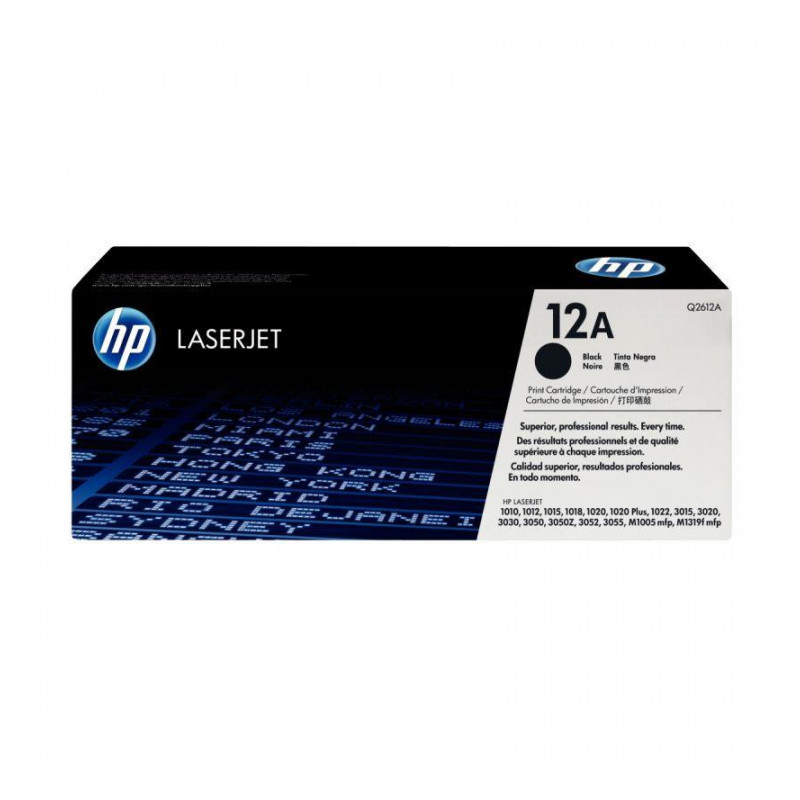 Q2612A 12A NOIR TONER HP 2000PAGES