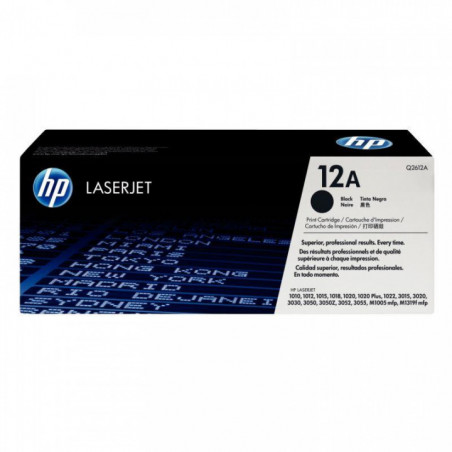 Q2612A 12A NOIR TONER HP 2000PAGES