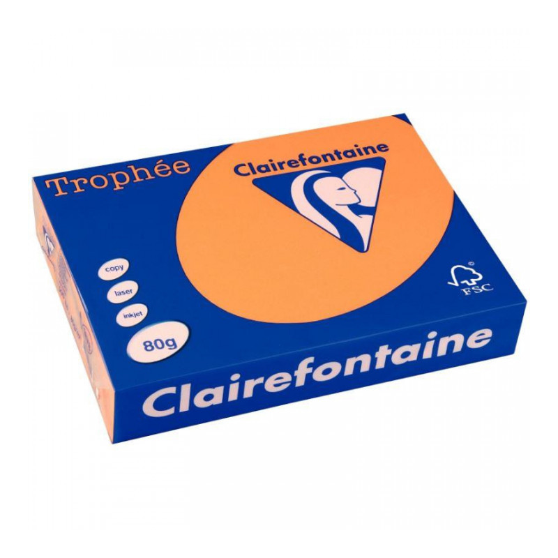 RAMETTE DE 500 FEUILLES DE PAPIER 80G DE FORMAT A3 CLÉMENTINE TROPHEE CLAIREFONT