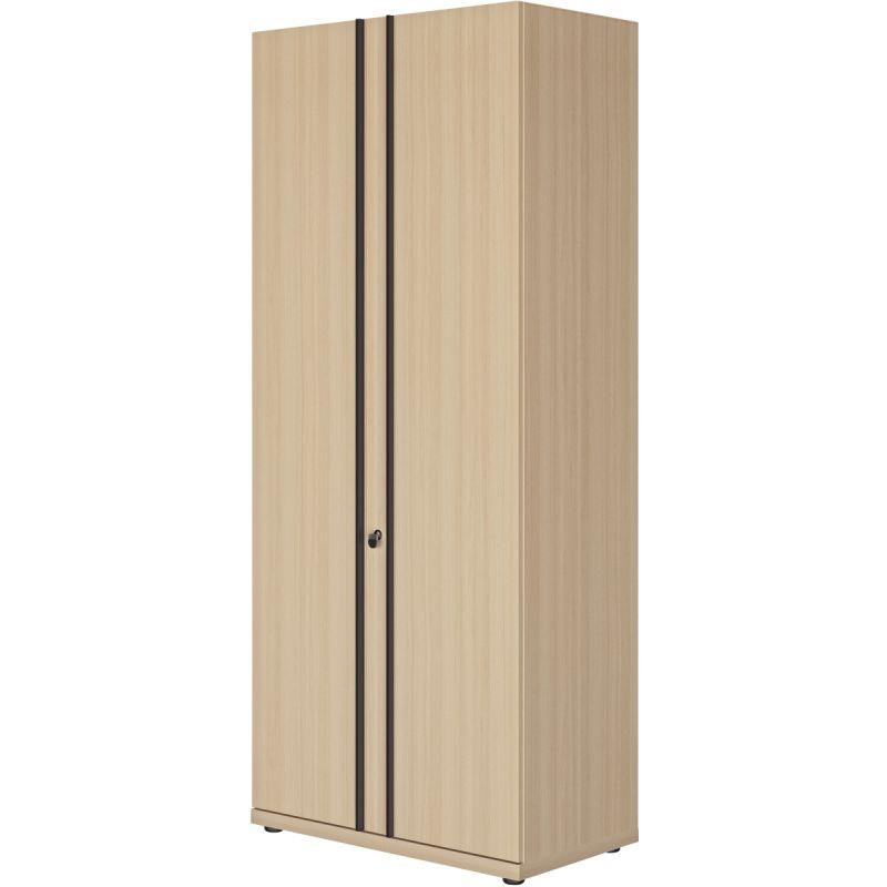 RANGEMENT HAUT 2 PORTES E-MOTION  FAB FR  L81XH190P45 CM CHÊNE STRUCTURÉ / ANTHRACITEGAR 5 ANS