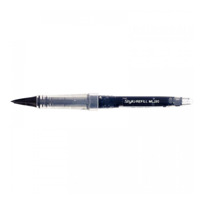 RECHARGE NOIR STYLO PLUME PENTEL TRADIO