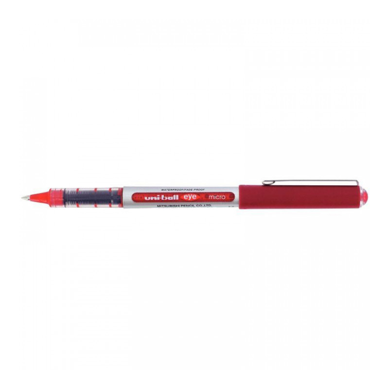 ROLLER ROUGE  BILLE METAL 0.5 UB 150 ENCRE PERMANENTE UNIBALL UB150 R