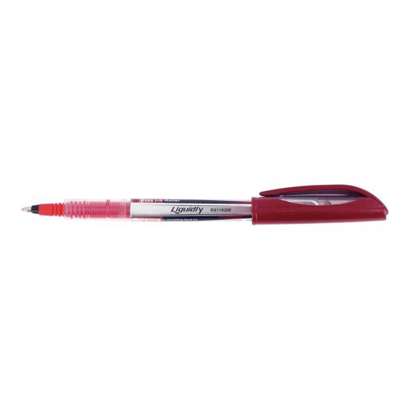 ROLLER ROUGE  ENCRE LIQUIDE POINTE MOYENNE