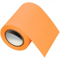 ROULEAU REPOSITIONNABLE ORANGE FLUO  60MMX8M PQT10  RECHARGE P/DÉVIDOIR 63373  LIKE FSC