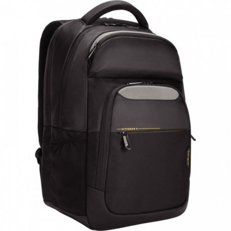 SAC À DOS  POUR ORDINATEUR PORTABLE CITYGEAR 15 À 17.3 POUCES COLORIS NOIR