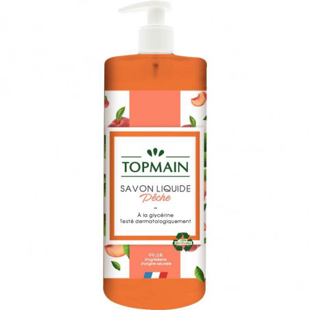 SAVON LIQUIDE GLYCÉRINÉ 500ML PÊCHE TOP MAIN