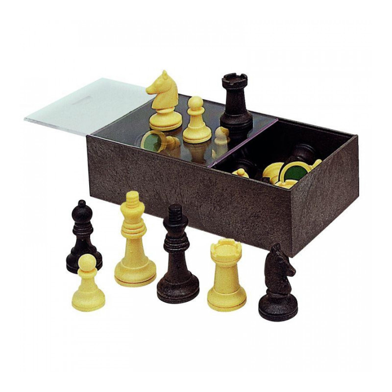 SET DE 32 PIONS D'ÉCHECS EN PLASTIQUE