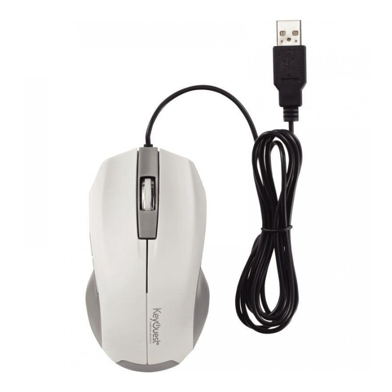 SOURIS OPTIQUE FILAIRE BLANC