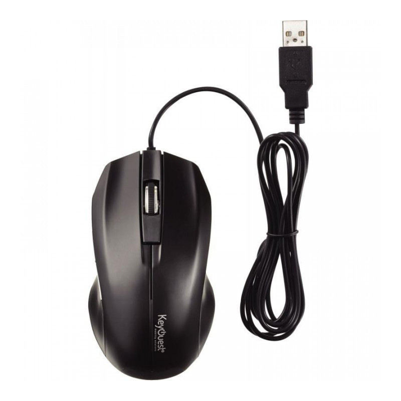 SOURIS OPTIQUE FILAIRE NOIR