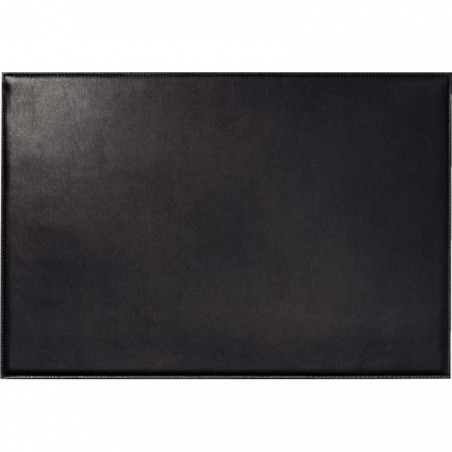 SOUS-MAIN NOIR EN CUIR 56X38CM