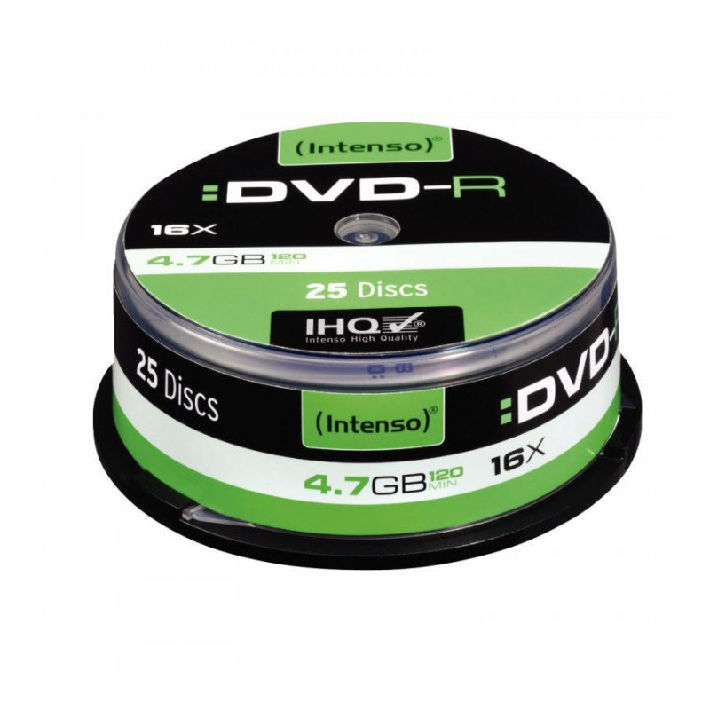 SPINDLE DE 25  DVD-R INTENSO 4,7 GO