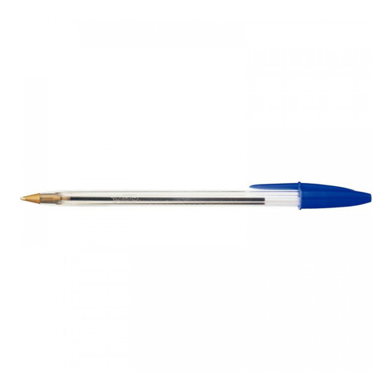 STYLO BIC CRISTAL *BLEU*  BILLE POINTE MOYENNE FAB FRANCE