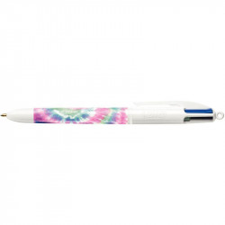 STYLO BILLE 4 COULEURS TIE AND DYE