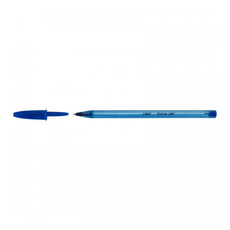 STYLO BILLE BLEU CRISTAL SOFT