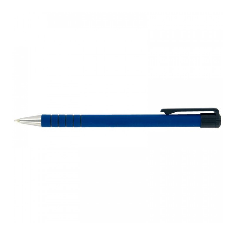 STYLO BILLE BLEU RÉTRACTABLE POINTE MOYENNE