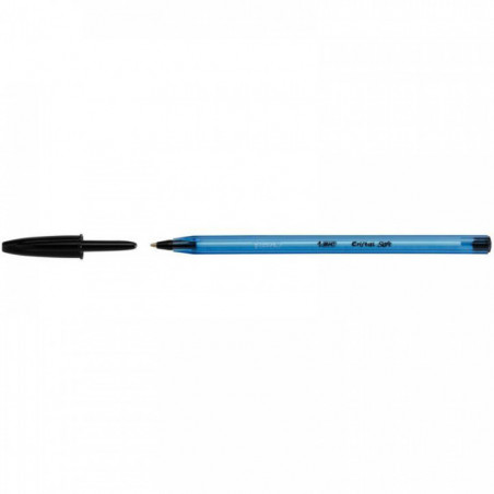 STYLO BILLE CRISTAL SOFT NOIR