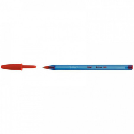 STYLO BILLE CRISTAL SOFT ROUGE