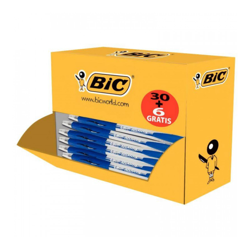 STYLO BLEU ATLANTIS CLASS PACK 30+6 OFFERTS BIC 920286