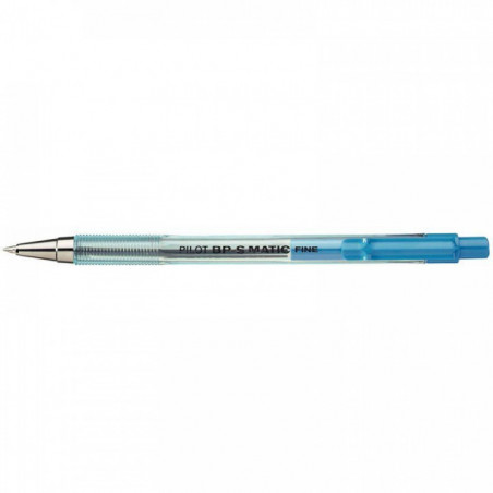 STYLO BLEU BILLE BPS MATIC RÉTRACTABLE POINTE FINE