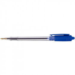 STYLO BLEU BILLE RÉTRACTABLE WIZ POINTE MOYENNE 1MM