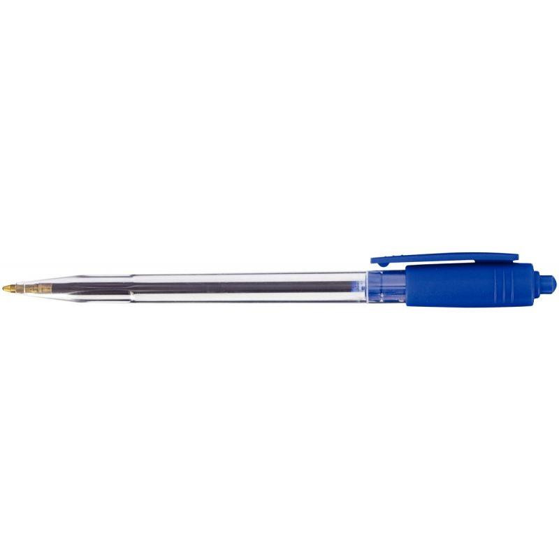 STYLO BLEU BILLE RÉTRACTABLE WIZ POINTE MOYENNE 1MM