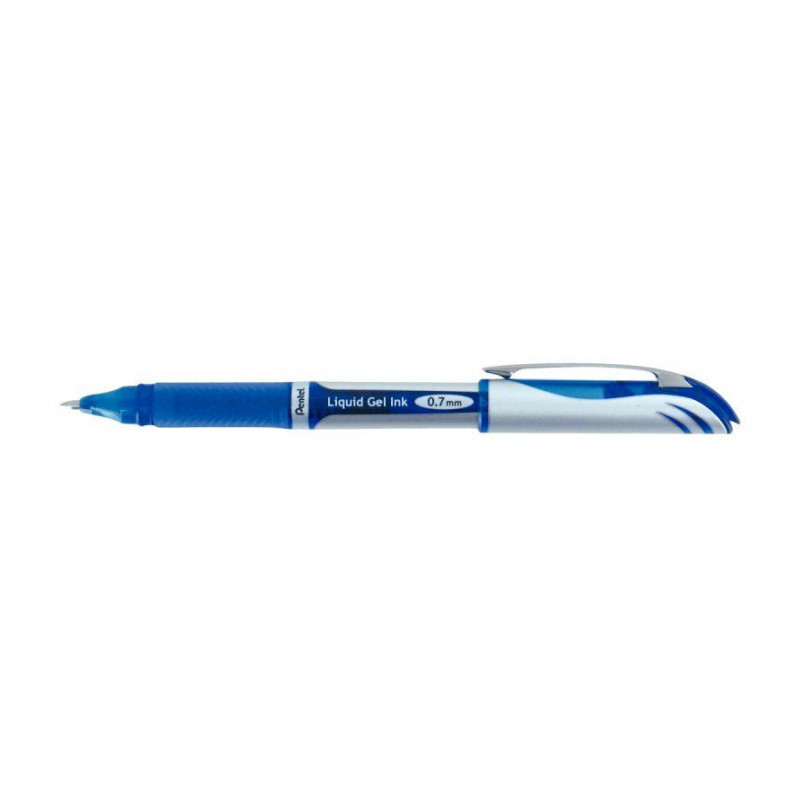 STYLO BLEU ENERGEL BL57 POINTE MÉTAL 0,7MM LIGNE FUTURISTE