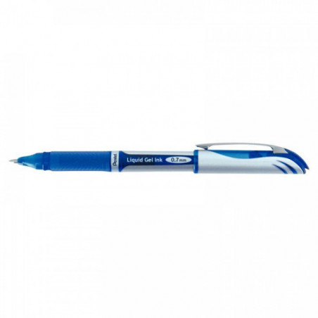 STYLO BLEU ENERGEL BL57 POINTE MÉTAL 0,7MM LIGNE FUTURISTE