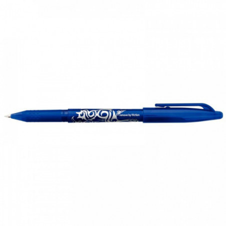 STYLO BLEU  PILOT FRIXION  BALL 0,7MM  EFFACABLE AVEC LE BOUT DU STYLO